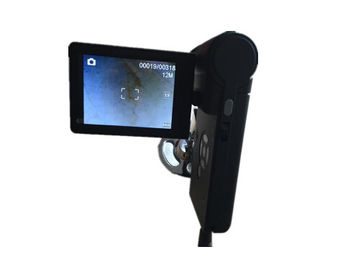 Mała kamera wideo Dermatoskopowa skóra i mikroskop do włosów Wysoka rozdzielczość obrazu z 3-calowym ekranem obrotowym LCD