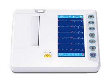 6-kanałowy system monitorowania EKG 7-calowy kolorowy dotykowy wyświetlacz LCD z sześciu językach