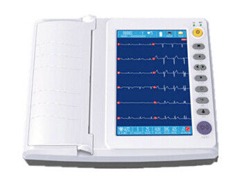 Dotykowy, 12 Prowadzi systemie monitorowania EKG 12-kanałowy format zapisu