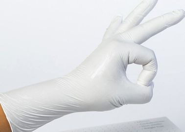 Kauczuk nitrylowy Bezpudrowe lateksowe rękawiczki medyczne XL