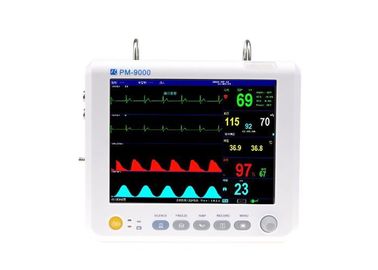 8-calowy kolorowy ekran, wieloparametrowy monitor pacjenta z opcjonalnymi czterema urządzeniami pokładowymi