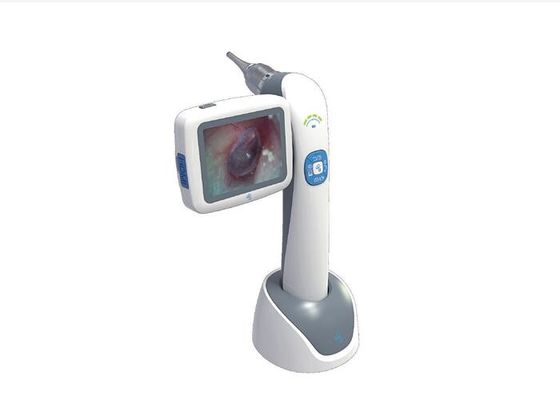 Medyczny zakres cyfrowy Mini otoskop laryngoskopowy rinoskopowa kamera wideo z USB i 3-calowym ekranem
