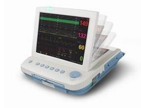 Szpital wieloparametrowy monitor pacjenta dla matki / płodu z 12,1-calowym ekranem TFT 6 lub 9 parametrami