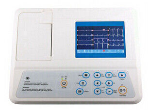 Elektrokardiograf cyfrowy Przenośny 12 odprowadzeń EKG Maszyna 3 kanałowy