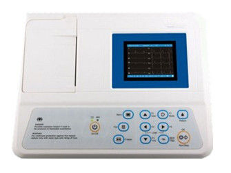 320 * 240 3,5-calowy kolorowy wyświetlacz LCD 250 Sprawy bagażu EKG 12 prowadzi 50mm 1 Format Kanał nagrywania Akumulator Ni-MH