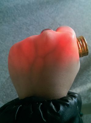 Przenośna lampowa lampa projekcyjna Venipuncture Wizjer podczerwieni Finder żyłownik Złoty aluminium